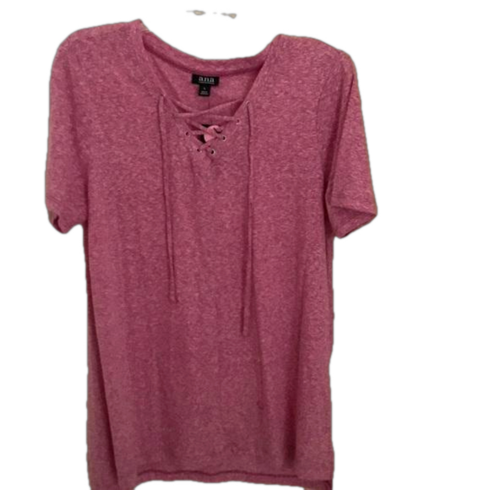 A.n.a Ladies Pink Top Size L NWT
